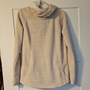 Marmot Women's Beige Cowl Neck Sweater